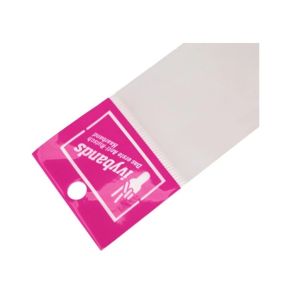 new trendy products white back plastic makeup brushes sealed header clear opp