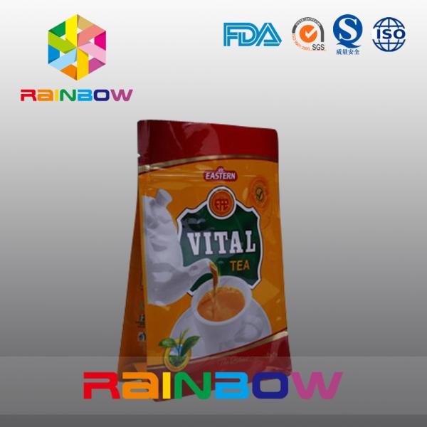 Silver Gold Foil Pouch Packaging for Dried Fruit , Snack , Tea , Coffee