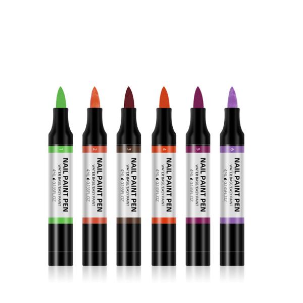 new 24 color 3D Drawing Nail Painting Pen Manicure Diy Waterproof Nail Art Polish Paint Graffiti Pen