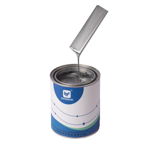 Precision Automotive Refinish Paint High Coverage Medium Coarse Silver Liquid