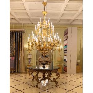 China OEM ODM Metal Candle Chandelier Customized Gold Candelabra Chandelier on sale