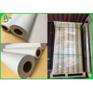 Quality 24&quot; X 150 Feet Wide Format White Paper Roll 3&quot; Core For Inkjet Printing for sale