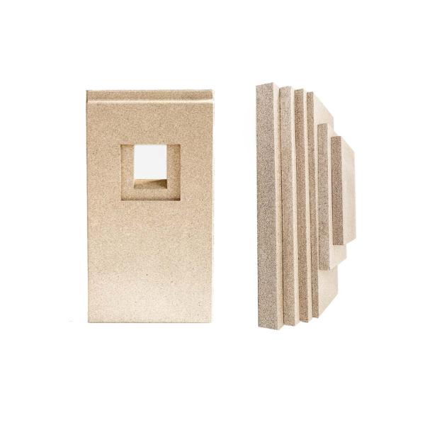 Buy Fire Resistant Refractory Insulation Board Rectangle Lightweight at wholesale prices