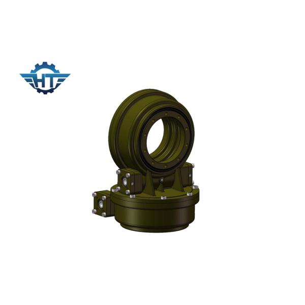 7 Inch Dual Axis Slew Drive Gearbox With Electric 24v DC Motor For Solar Tracking System