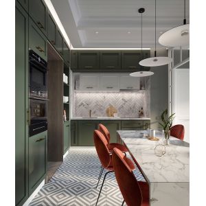 Custom North American Simple Design Flat Pack Modern Shaker Kitchen Cabinets