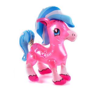 PVC inflatable pretty horse,Kids Gifts Birthday Party Toy