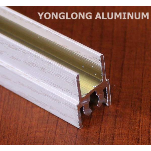 Buy White Wardrobe Aluminium Profile For Cabinets Rectangular Shape at wholesale prices