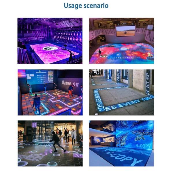 Colorful Interactive LED Dance Floor Screen P3.91 For Christmas Decoration