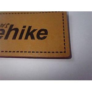 Custom Embossed Leather Patches For Jeans And Bags