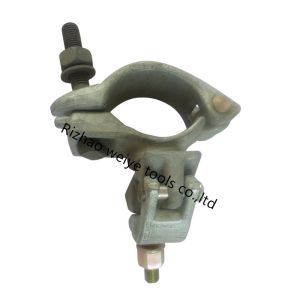 High load capacity scaffolding swivel clamps , forged swivel coupler