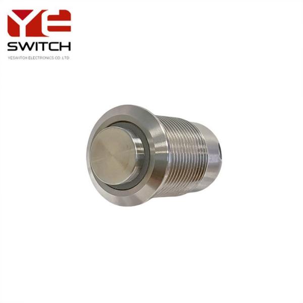 12mm Mounting Metal Push Button Switch 1NO Latching Switch High Head