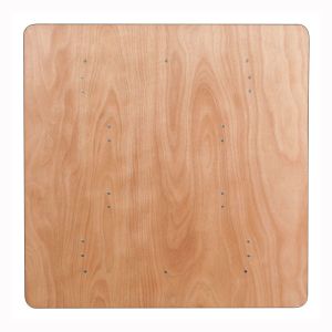 Outdoor Square Folding Banquet Table Plywood Party Cocktail Tables