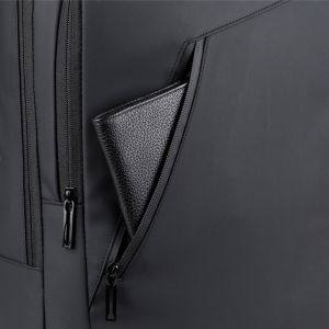 Black BSCI Business Laptop Backpack Fashion Computer Backpack Water Resistant