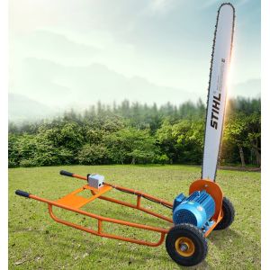 Professional Wood Cutter Machine Tree Slasher Customized Electric