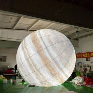 4m Inflatable Advertising Balloons TPU Giant Planet Balloons