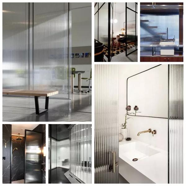 Technique Patterned Glass for Flat Building Glass in Various Size and Window