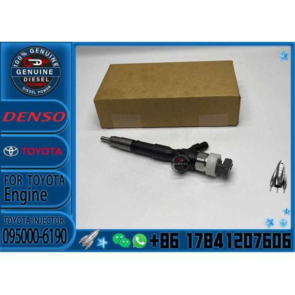 Buy High Quality New Common Rail Injector Diesel Fuel Injector Nozzle Assembly 095000-6190 23670-30100 For TOYOTA Engine at wholesale prices