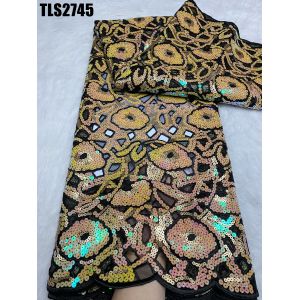 Multi Color Cord Lace Embroidery Net Tulle Fabric for French Wedding Dress 50/52