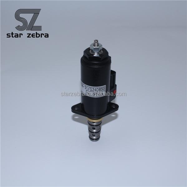 Construction Works YN35V00050F1 Excavator SK200 SK230 SK350-8 Hydraulic Main Pump Solenoid Valve KWE5K-31 G24DB50