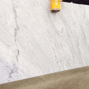 High Level Italy White Marble Stone , Large Marble Slab Countertops