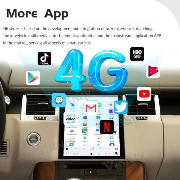 Viknav Car Radio For Land Rover Range Sport L320 (2009-2013)10.4 inch Head Unit Auto Stereo GPS Navigation HD LCD Touch