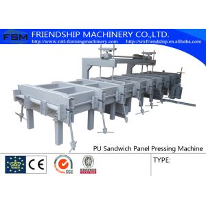 Discontinous Pu Sandwich Panel Machine Coil Width 1000-1250mm