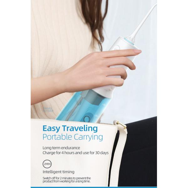 FDA Travel Portable Oral Irrigator Rechargeable Cordless Water Flosser Lithium Battery