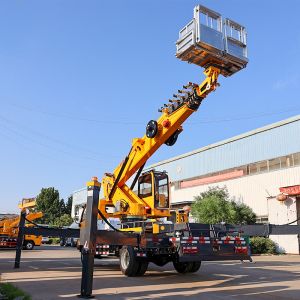 Lower Price 36m hydraulic boom lifts Articulating arm lift platform with basket