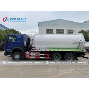 SINOTRUK HOWO 6x4 371HP 15000L Sewage Suction Truck