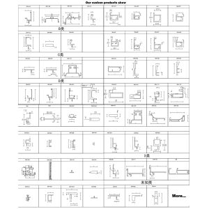 447mm Bedroom Extruded Aluminum Drawer Pulls