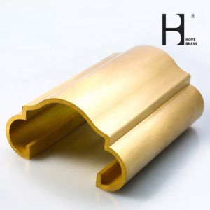 SGS Wear Resistant Brass Stair Handrail Brass Railing Components