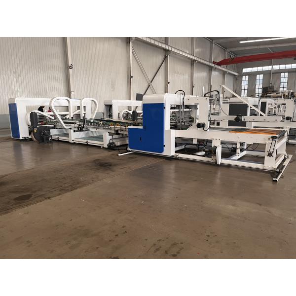 Fully Computer Control Automatic Double Scorer Corrugated Paperboard Folder Gluer PP Box