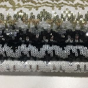 Embroidery Pink Sequin Tablecloth Professional Elegant Hometextile Stripe