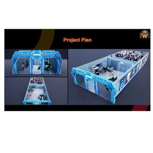 Facial Scanning Space Arcade VR Space Simulator Game Machine