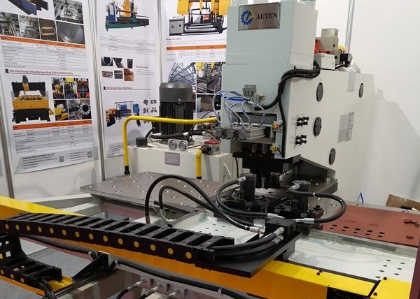 Model BNCZ100 CNC Plate Punching Marking Equipment With Electrical Control Cabinet