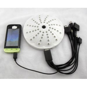 Quality portable solar hanging LED lamp, with mobile phone charger for sale
