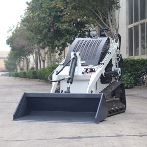 Front End 420cc Small Skid Steer Loader With Bucket Attachment