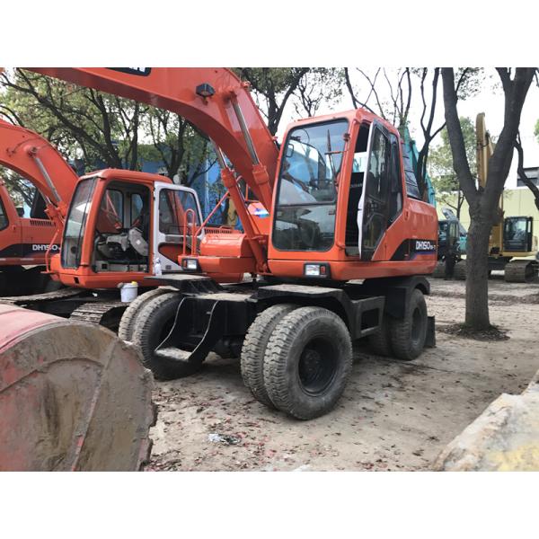 2010 Year Used Wheeled Excavators DOOSAN DH150W-7 96KW Engine Well Maintenance