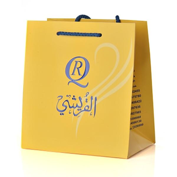 Garment Shopping Branded Paper Bags embossing Pantone Printing 190x120x210mm