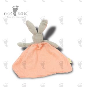 38 X 23 X 33cm Scarf Animal Home Decoration Pink Bunny Comforter PP Cotton Child