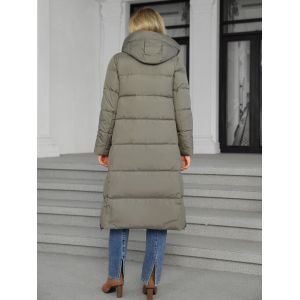 Windproof Sustainable Long Coat Winter For Ladies Sustainable Choice