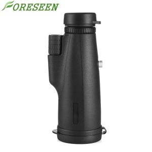 Black 12x50 Monocular Telescope , Dual Focus Monocular Waterproof With Clip