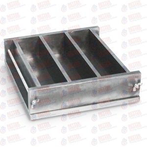 Three Gang Mould Steel Cement Testing Equipment