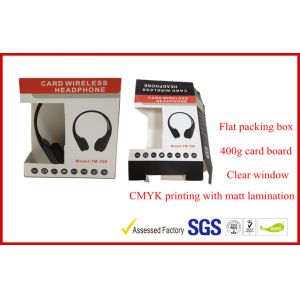 Customized Printed CardBoard Electronics Packaging , Card Board Self Seal