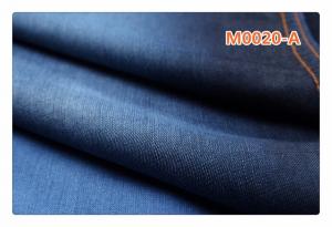 China 5.5 oz indigo blue grey cotton modal denim fabric for shirt skirt dress jeans on sale
