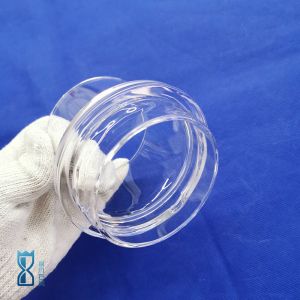 Fused Silica Quartz Glass Flange Ring Sio2 Translucent Frosted