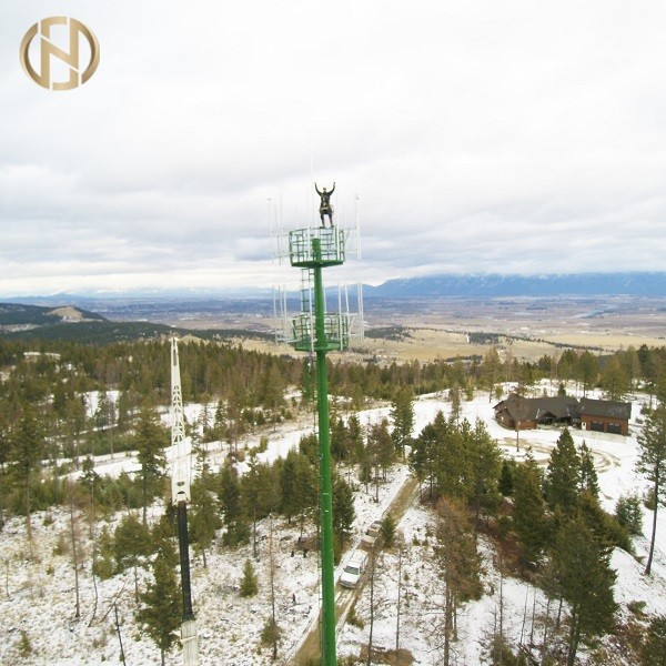 Buy 36M Q345 Telecommunication Monopole For Wireless at wholesale prices