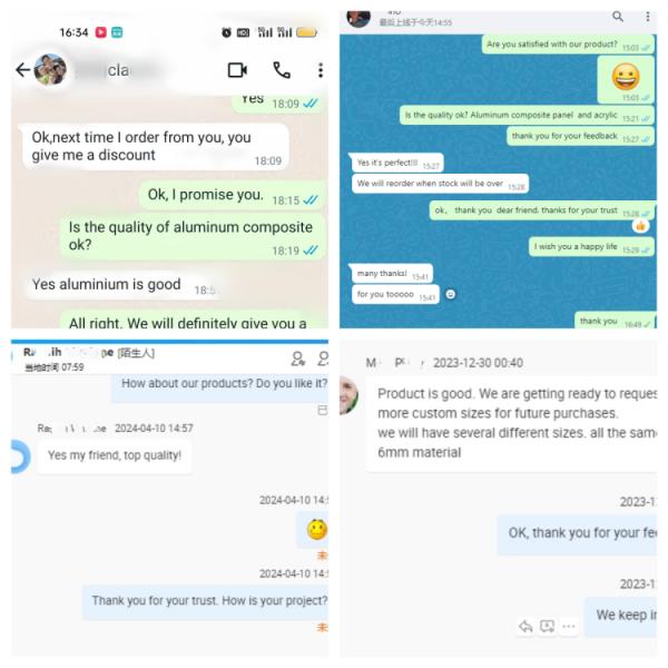 Cabinet 3mm 4mm Exterior Wall Paint Aluminum Composite Panels ACP ACM Dibond Plate