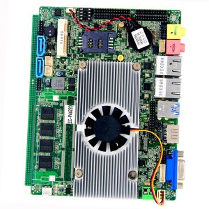 Quality Broadwell-U i3 i5 i7 Industrial PC Mainboard 3.5 Inch BGA1168 Onboard DDR3L 6COM 2LAN for sale