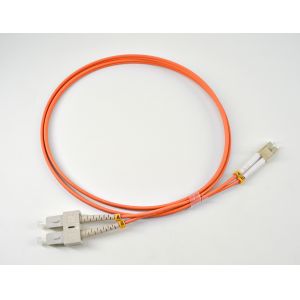 SC To LC Optical Fiber Patch Cord Multimode Duplex Jumpers OM1 OM2 OM3 OM4 OM5